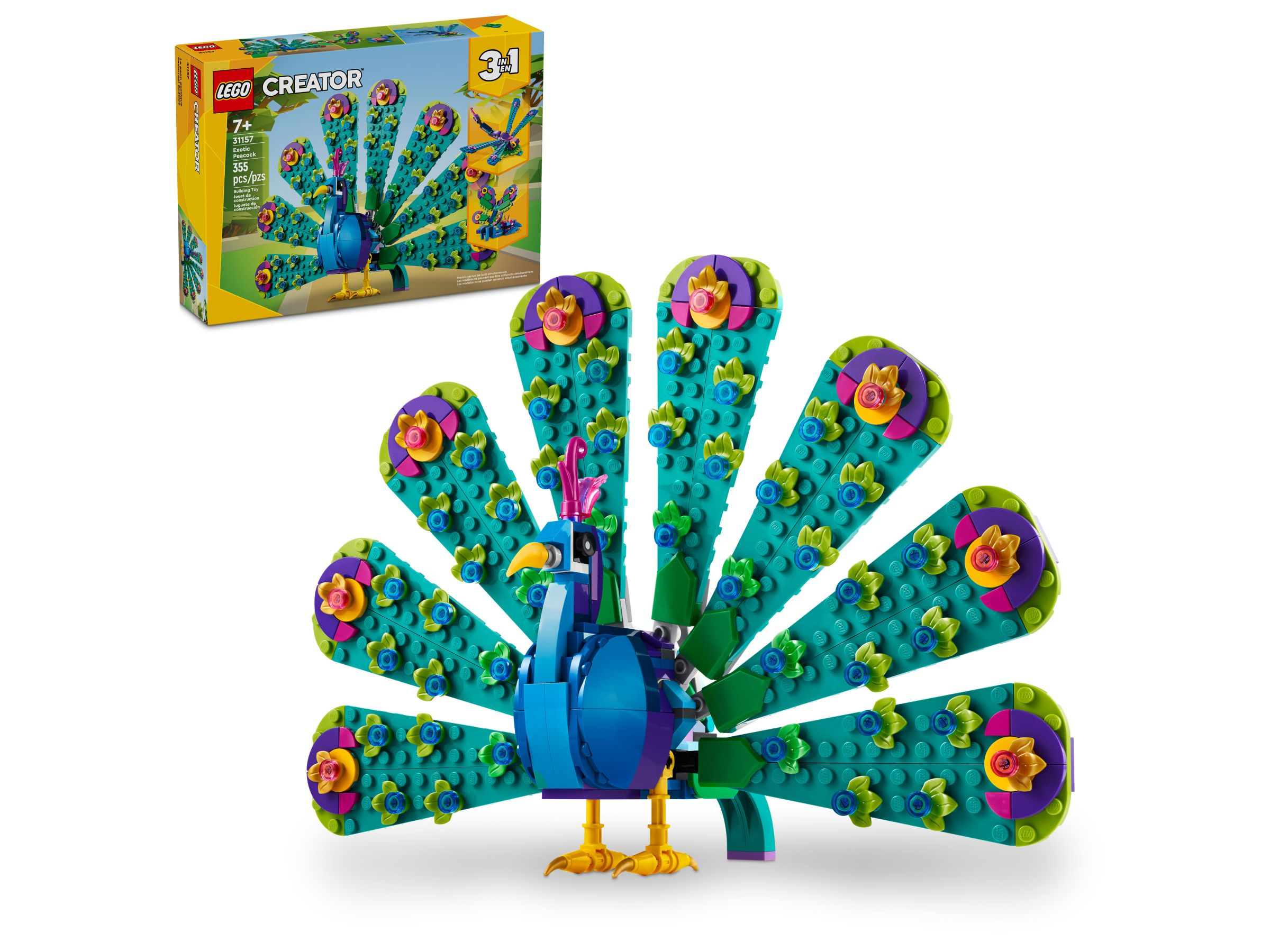 LEGO 31157 Exotischer Pfau Bausatz
