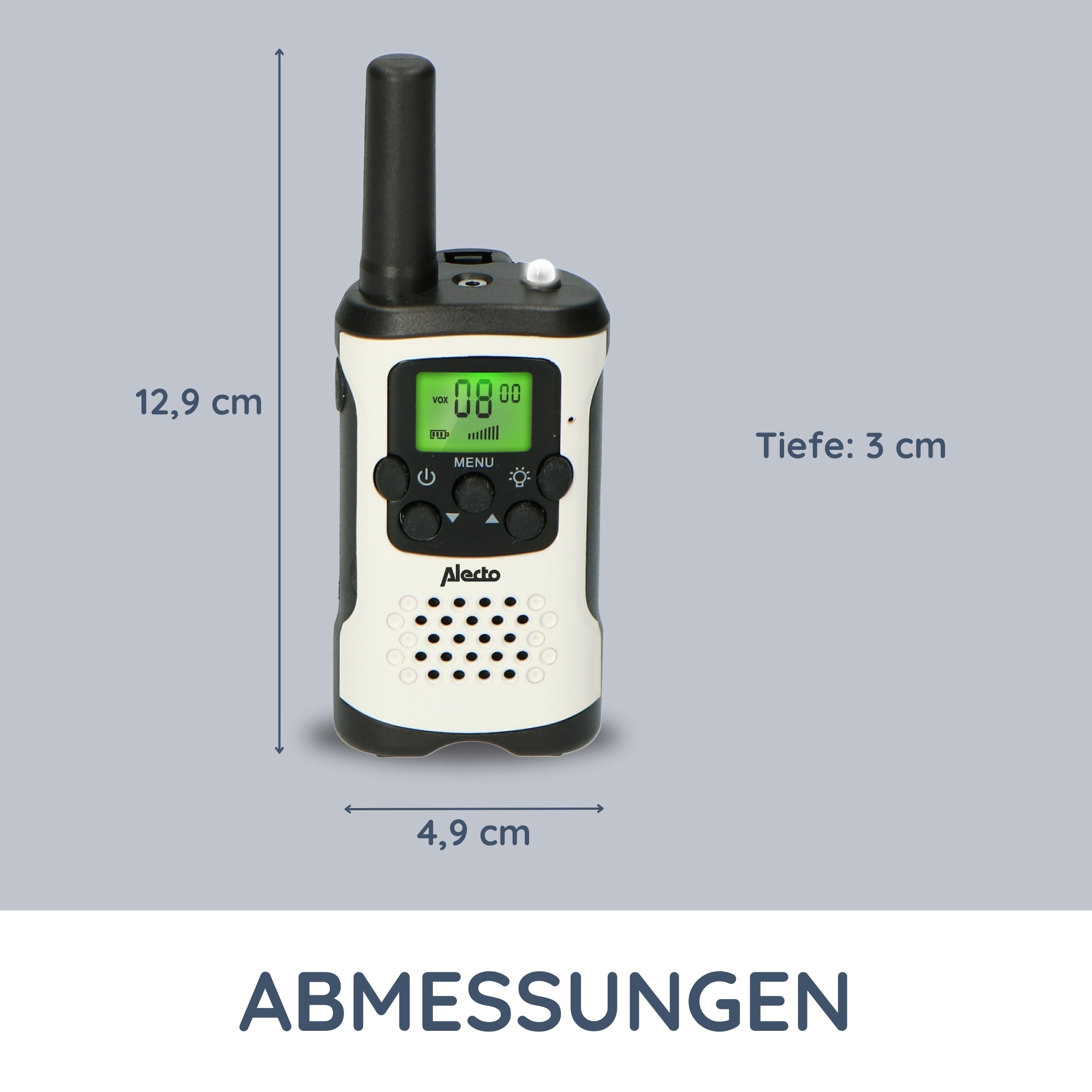 ALECTO FR-175 Walkie-Talkie-Set Weiss,Schwarz