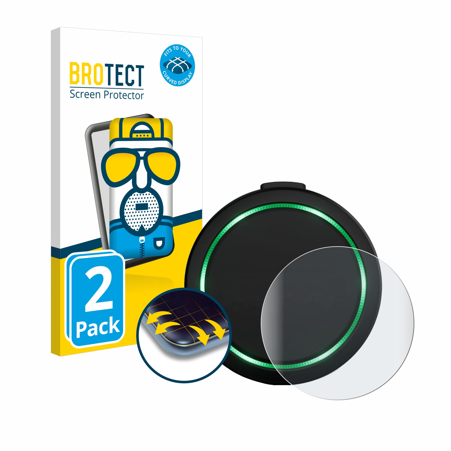 Protection Écran 3D Full Cover BROTECT Pour Canon EOS 6D Mark II (Écran Épaules) - 2 Pièces, Auto-guérissant, Anti-Traces