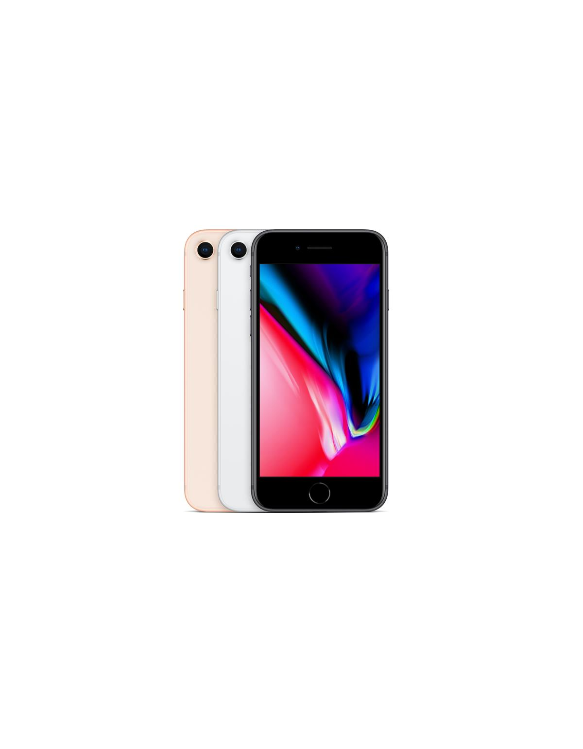 Tres smartphones, dorado, blanco y negro, sobre un fondo blanco.