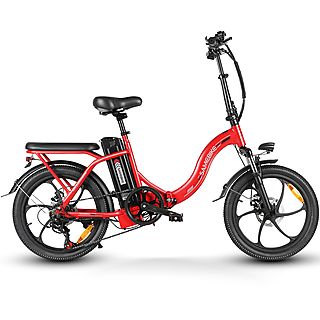Bicicleta de ciudad  - CY20 SAMEBIKE, 25 km/hkm/h, rojo