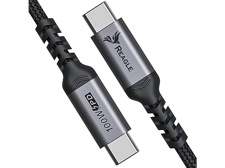 Cable USB-C a USB-C | REAGLE Thunderbolt 4K 60Hz QC PD 100W USB C 10 ...