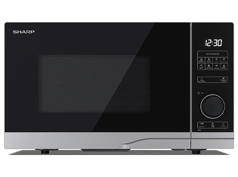 Microondas libre instalación | SHARP YC-PS234AE-S, 900 W, 23 l, Inox ...