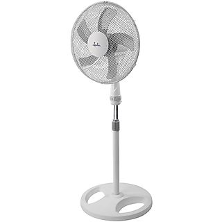 Ventilador de pie - JATA JVVP3050, 50 W, 3 velocidades, Blanco