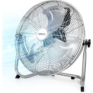 Ventilador de pie - DURONIC FN20, 75 W, 4 velocidades, Plateado