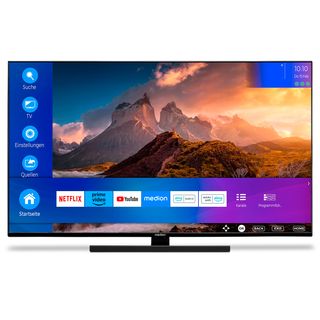 MEDION X15021 (MD 30961) HDR, Dolby Vision®, Micro Dimming, Netflix, Amazon Prime Video, Bluetooth® Fernseher (Flat, 49,5 Zoll / 125,7 cm, QLED 4K)