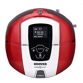Robot aspirador - HOOVER RBC040, 24 W, 0,5 l, 90 min, 60 dB(A), Rojo