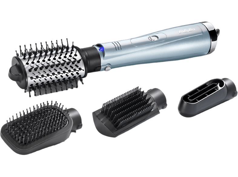 BaByliss Hydro Fusion Warmluftbürste – Mit Ionen-Technologie Gegen Frizz, Rotierend, Für Glanz & Volumen