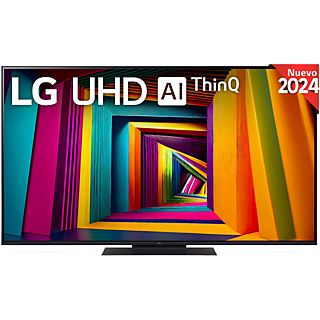 TV LED 55" - LG 55UT91006LA.AEU, UHD 4K, Procesador Inteligente 4K α5 Gen7, Smart TV, DVB-T2 (H.265), Negro