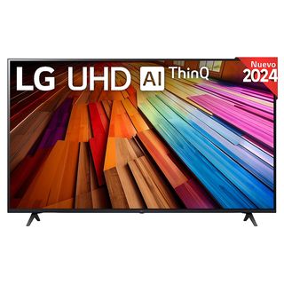 TV LED 55" - LG 55UT80006LA.AEU, UHD 4K, Procesador Inteligente 4K α5 Gen7, Smart TV, DVB-T2 (H.265), Negro