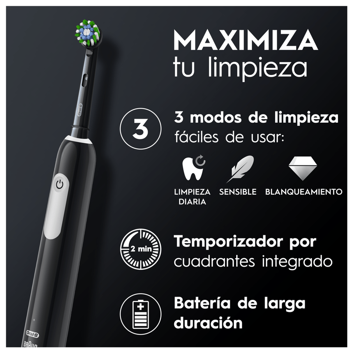 Szczoteczka elektryczna ORAL-B 8006540771457 Czarny