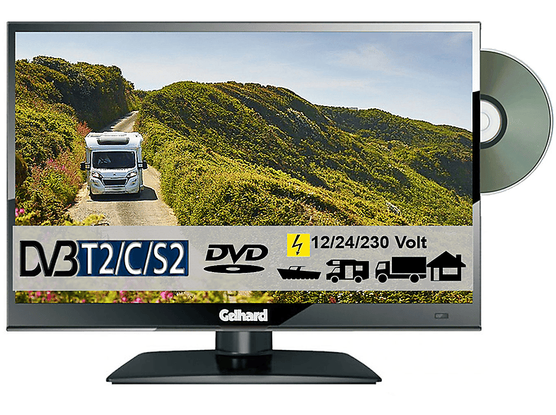 GELHARD GTV1682PVR LED TV (16 Zoll / 40 cm, Full-HD)