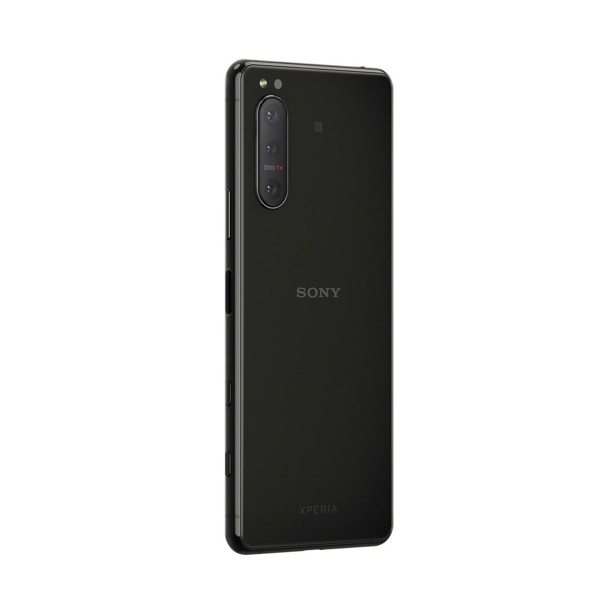 Czarny telefon Sony Xperia, widok z tyłu, z obiektywami aparatu i marką Sony.