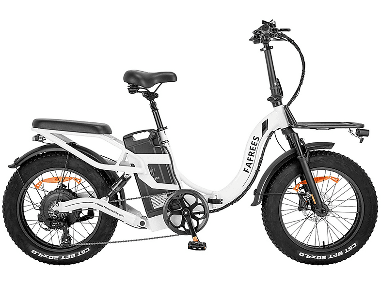 FAFREES F20 X-Max Mountainbike (Laufradgröße: 20 Zoll, Unisex-Rad, Weiß)