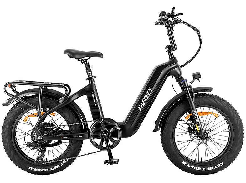 FAFREES F20 Master Mountainbike (Laufradgröße: 20 Zoll, Unisex-Rad, 1080Wh, Schwarz)