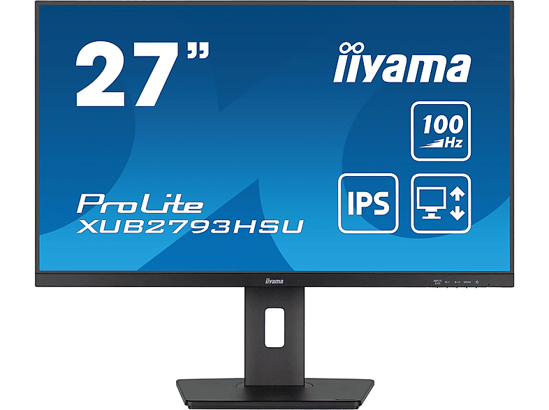 IIYAMA XUB2793HSU 27 Zoll Full-HD Monitor (1 ms Reaktionszeit , 100 Hz , 60 Hz nativ)