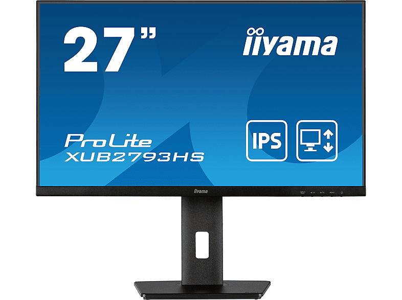 IIYAMA ProLite XUB2793HS-B7 27 Zoll Full-HD Monitor (1 ms Reaktionszeit , 100 Hz , 60 Hz nativ)