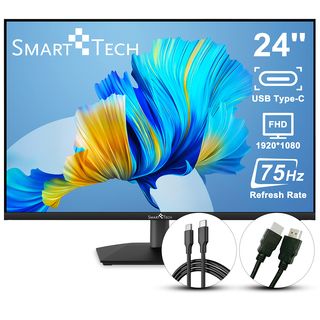 Monitor - SMART TECH 238N01FIF, 23,8 ", Full-HD, 4 ms, 75 Hz, Negro