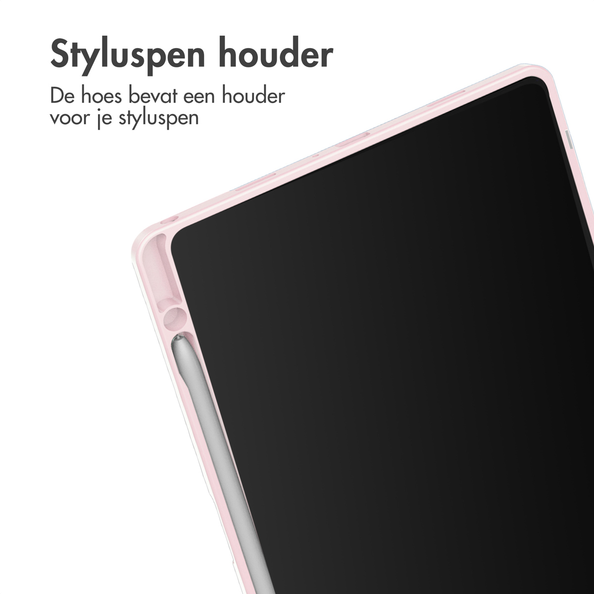 IMOSHION Trifold Hardcase Bookcase - Tablet Case 11 in Pink