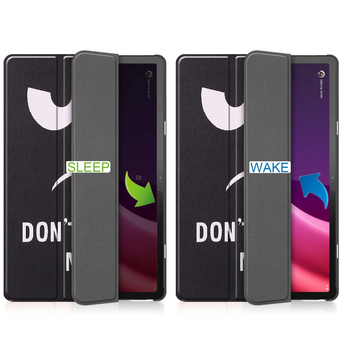 IMOSHION Design Trifold Bookcase - Tablet Case 11.5 in Black