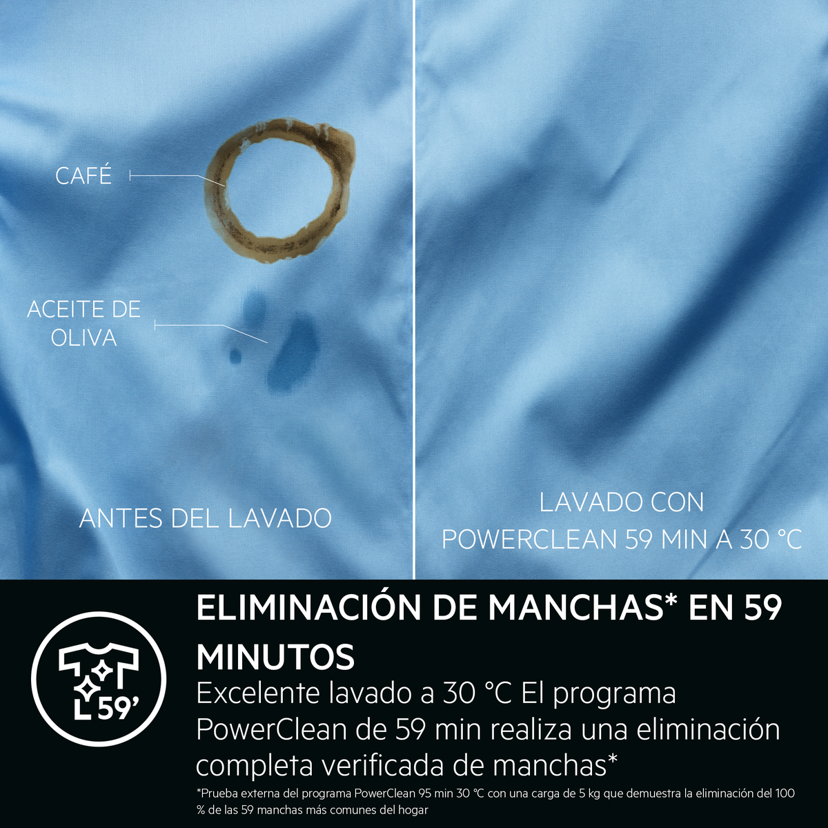 Telewizor LG OLED evo, z tekstem, czarną podstawą i kolorowym tłem.