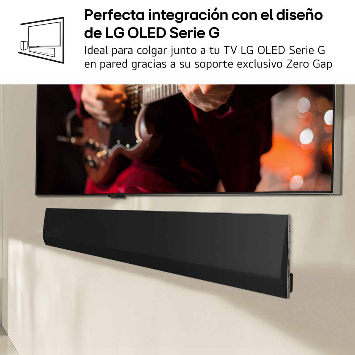 LG SG10TY Barre de son Noir