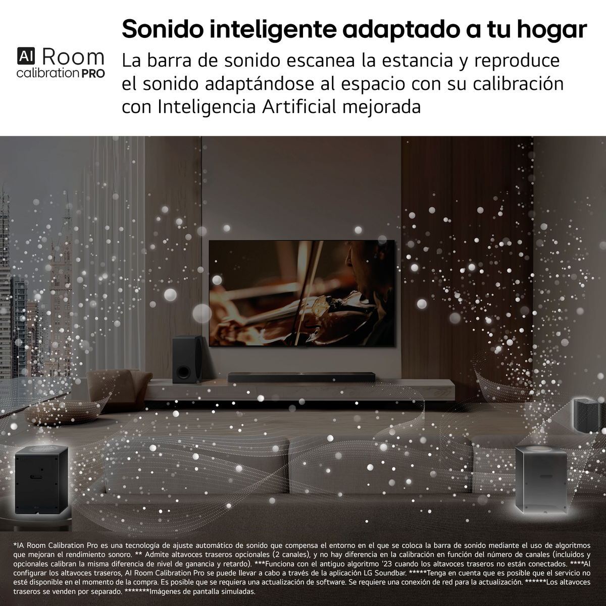 LG SG10TY Barre de son Noir