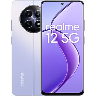 Móvil - REALME 12 5G, Twilight Purple, 256 GB, 8 GB RAM, 6,72 ", LCD Full HD+, MediaTek Dimensity 6100+, 5000 mAh, Android