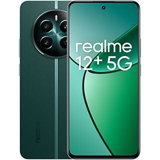 Móvil - REALME 12+ 5G, Green, 512 GB, 12 GB RAM, 6,67 ", AMOLED Full HD+ 120Hz, MediaTek Dimensity 7050 5G, 5000 mAh, Android