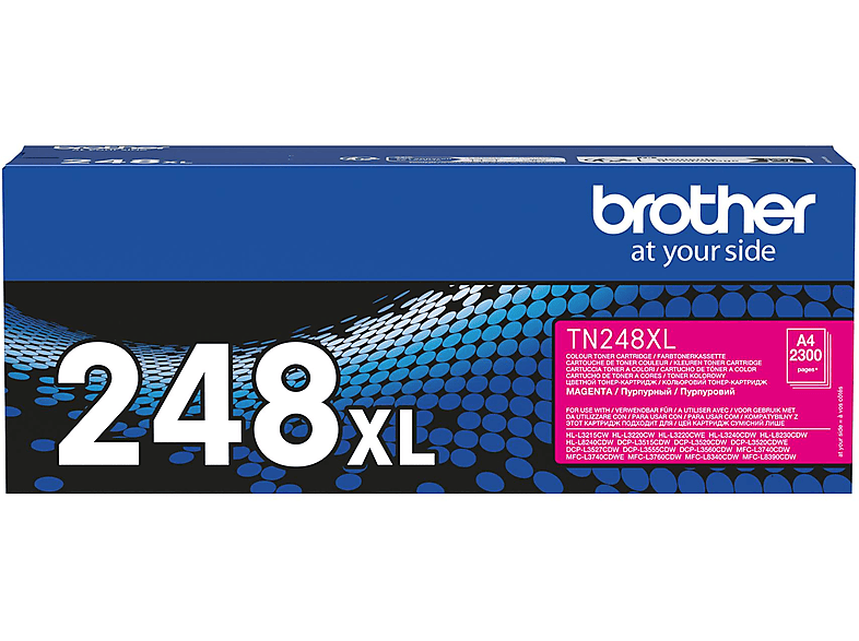 Cartucho de tinta - BROTHER Brother - TN-248XLM cartucho de tóner 1 pieza(s) Original Magenta