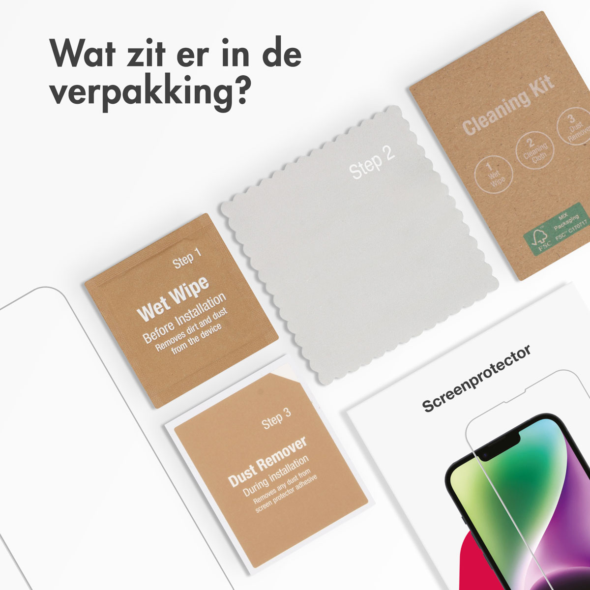 MOBYDEFEND 3-Pack Case-Friendly Screensavers Gehard Glas Geschikt Voor Oppo Reno13 Screenprotector Voor Oppo Oppo Reno13 Transparant 155889041