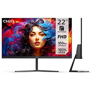 Monitor - CHIQ 22F650, 22 ", Full-HD, 6 s, 100 Hz, Gris