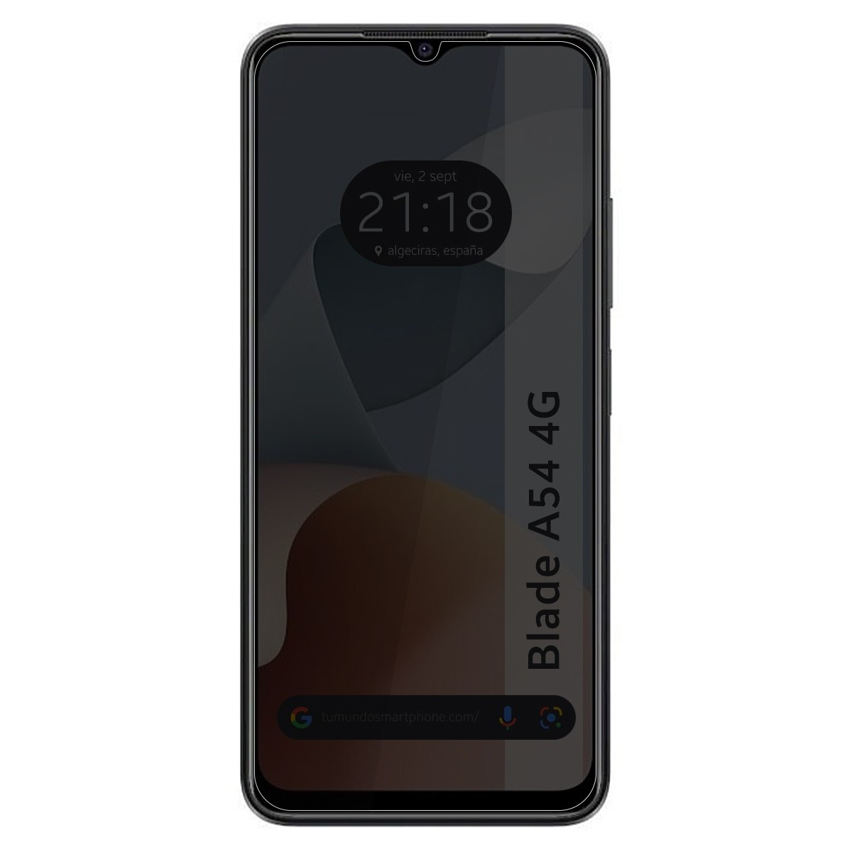 Un telefono con schermo scuro che mostra 21:18 e la data: 2 set.