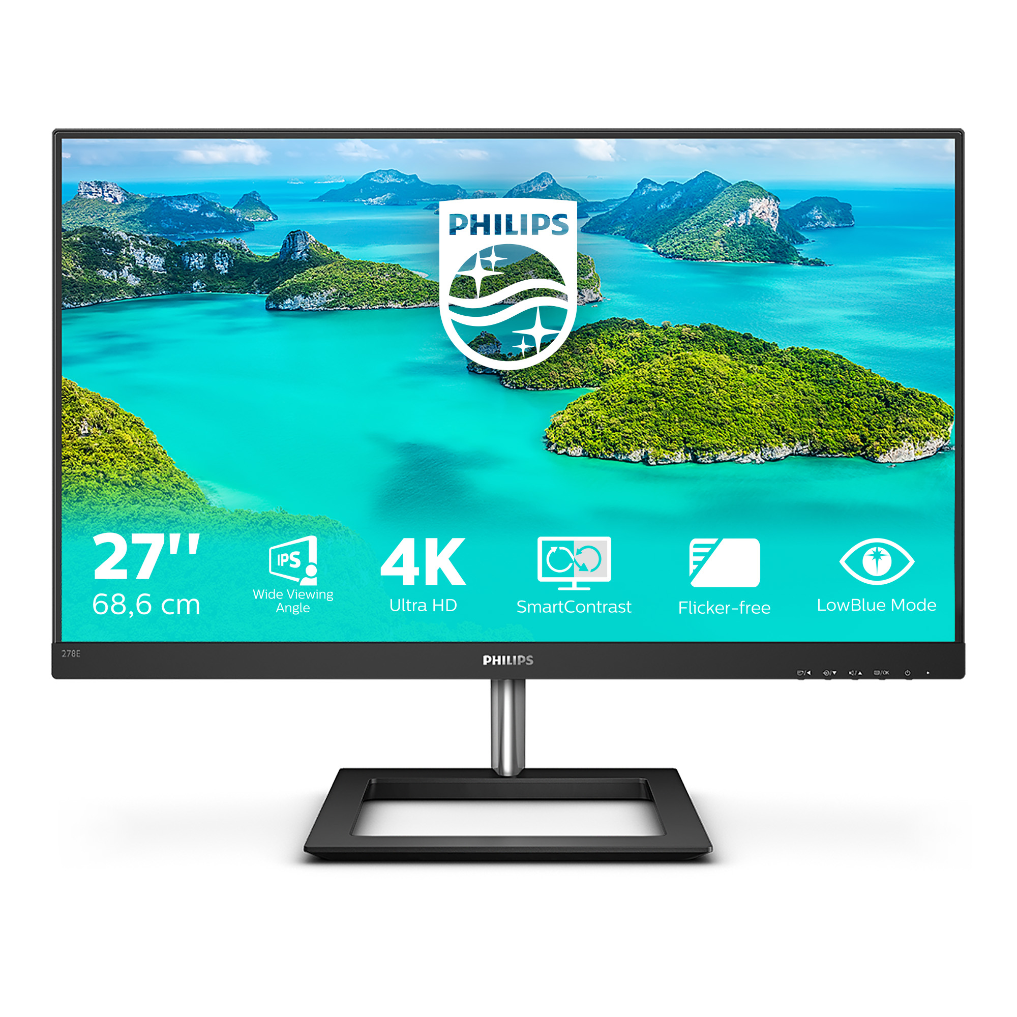 PHILIPS 27インチ 4K モニター 278E1A/11