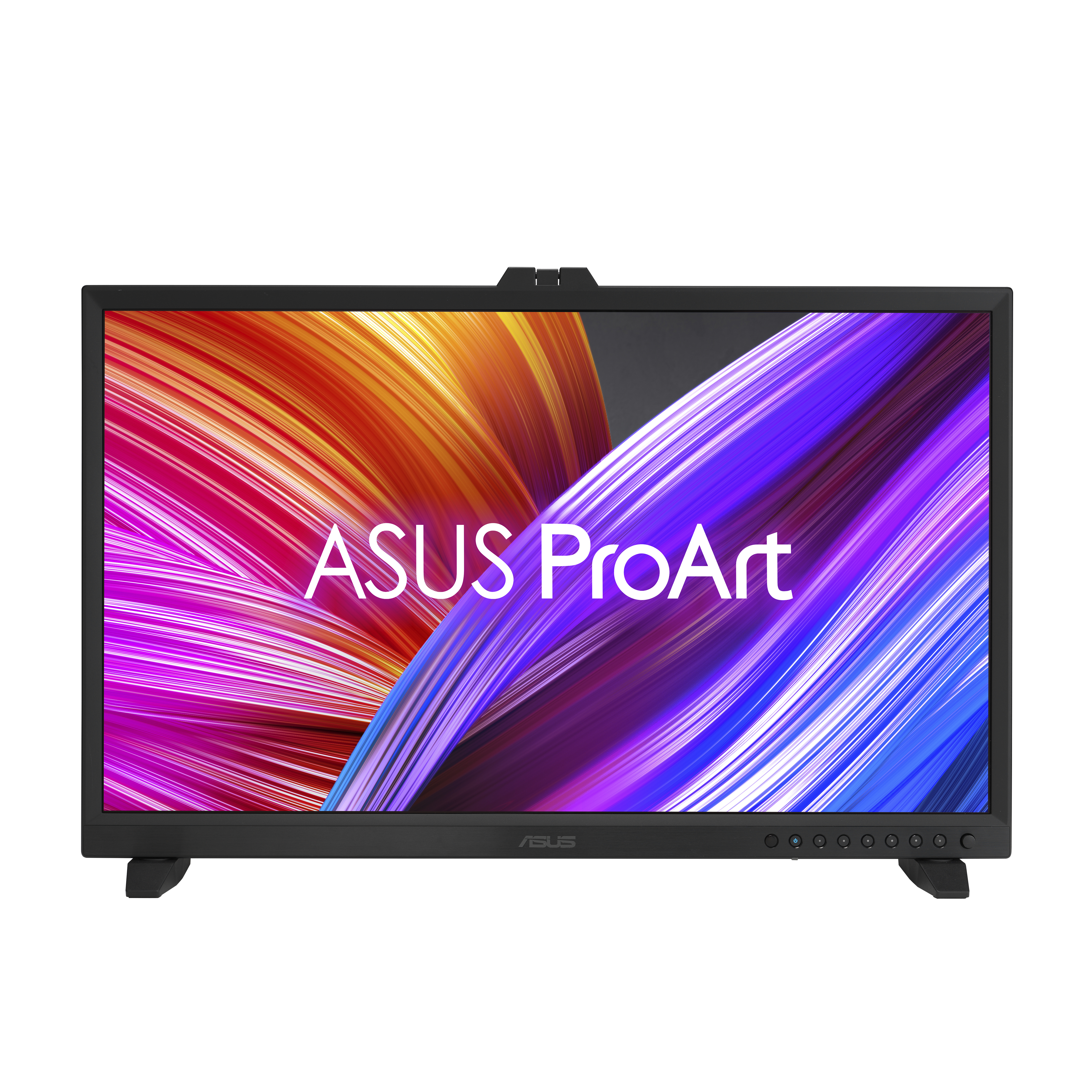 Monitor ASUS ProArt z kolorowym wyświetlaczem, czarna ramka.