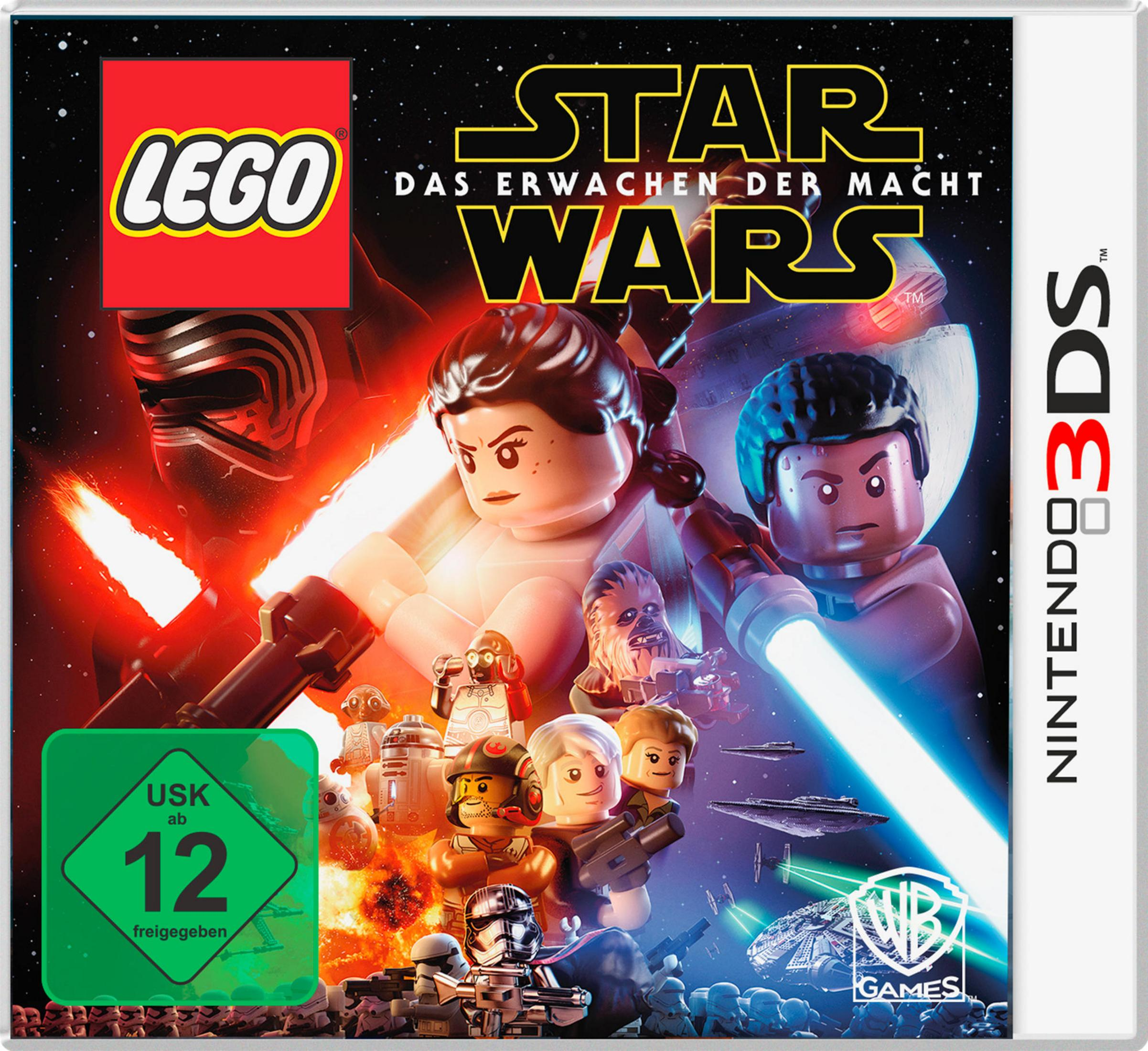 Okładka gry LEGO Star Wars. Zawiera figurki LEGO postaci z filmu na dramatycznym tle.
