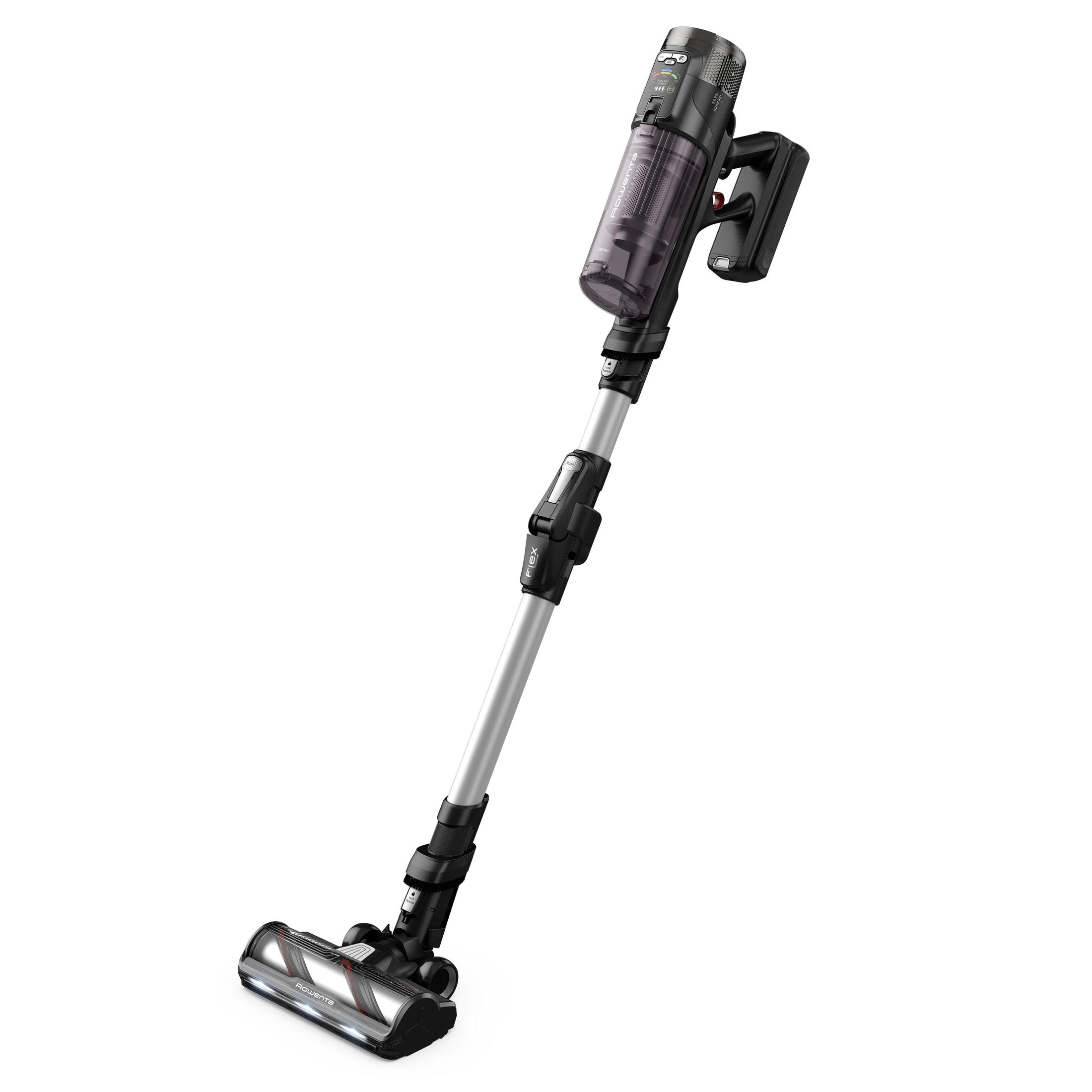 Aspirapolvere senza fili Rowenta X-Force Flex 11.60, vista angolata.