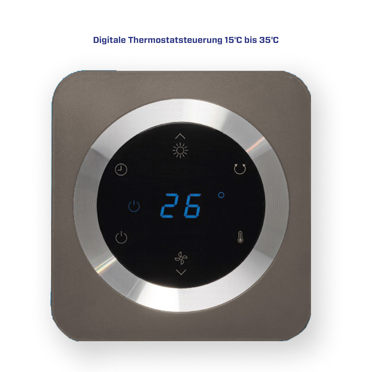 CLEAN AIR OPTIMA 2in1 CA-904C Smart ventilatorkachel Koperkleur/Bruin