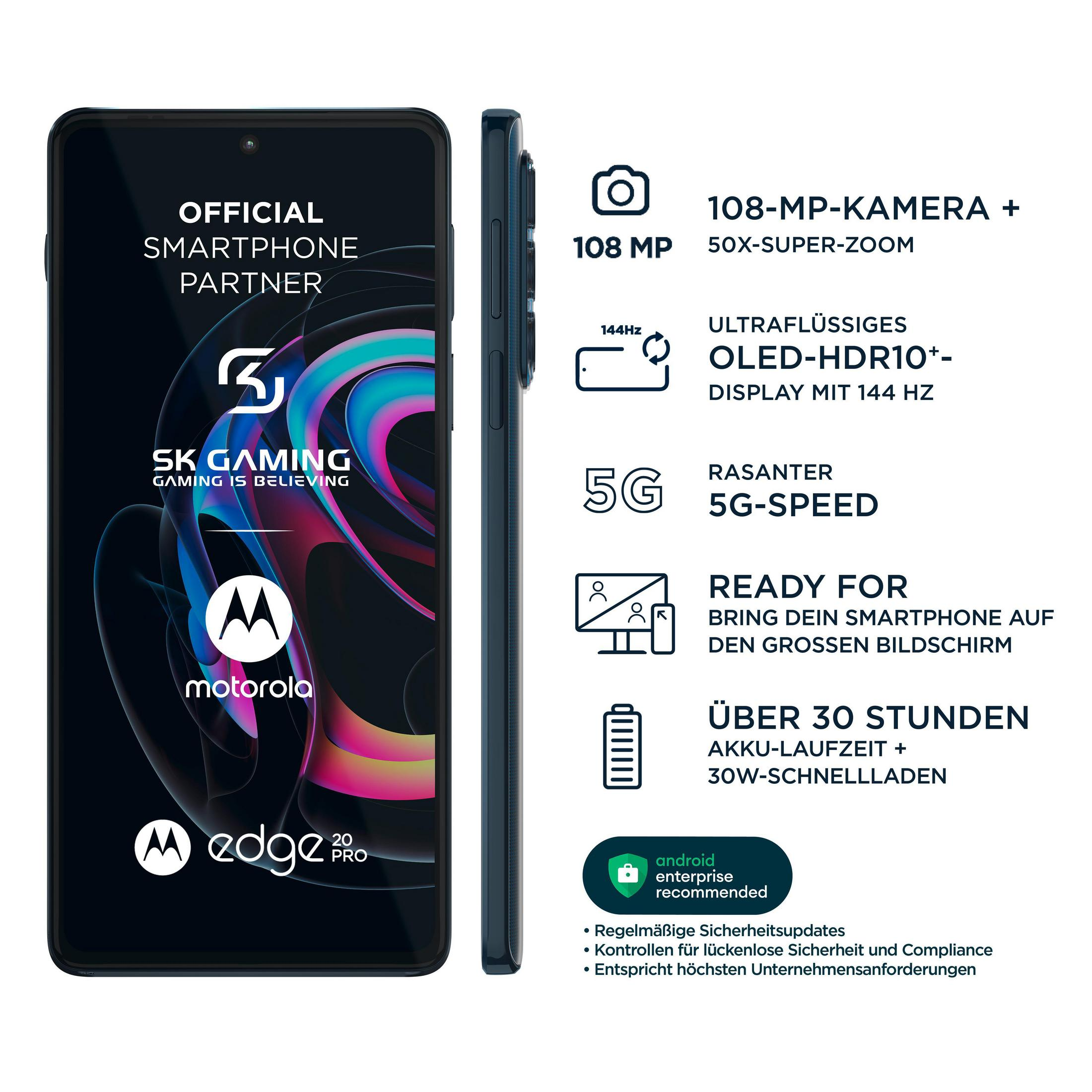 Motorola-telefoon met specificaties: 108MP camera, 5G, OLED-scherm. Officiële smartphone partner.