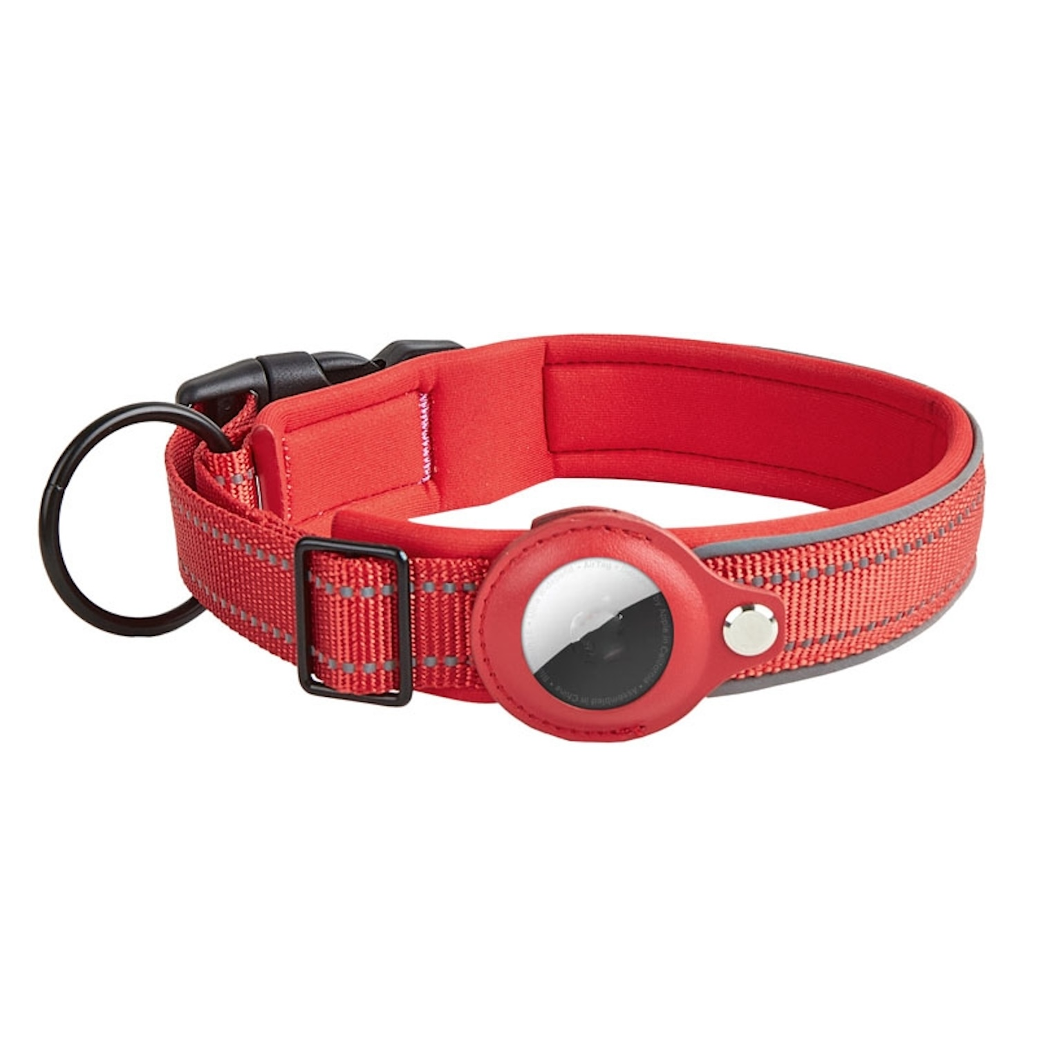 WIGENTO Reflektierendes Neopren Hundehalsband Gre S, Ersatzarmband,  Apple, AirTag, Rot | MediaMarkt