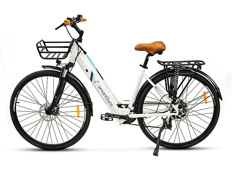 Bicicleta urbana  - e-Bike Sunset White SMARTGYRO