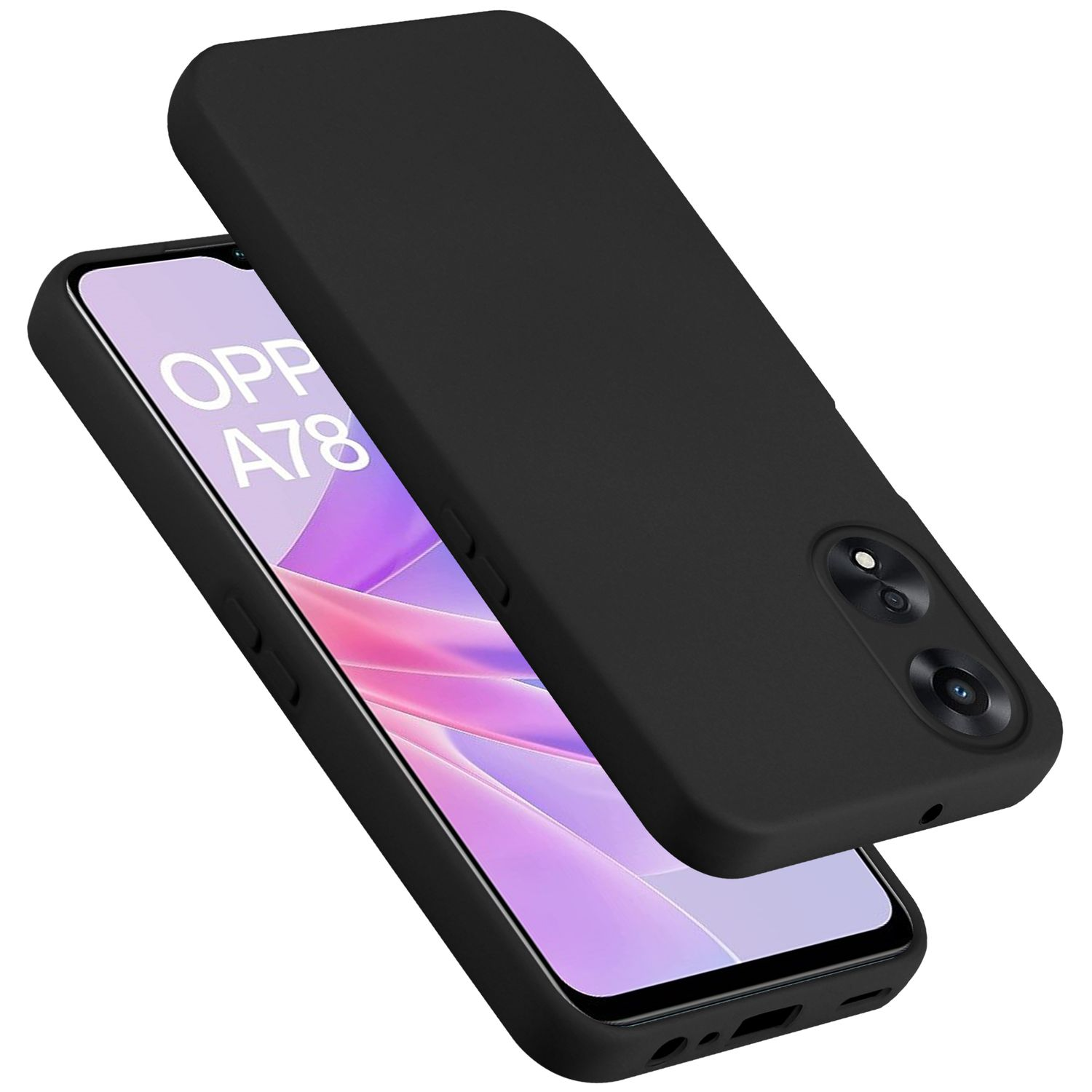 Custodia In Silicone Antishock Per Oppo A78 5G Design Muffins Disegni