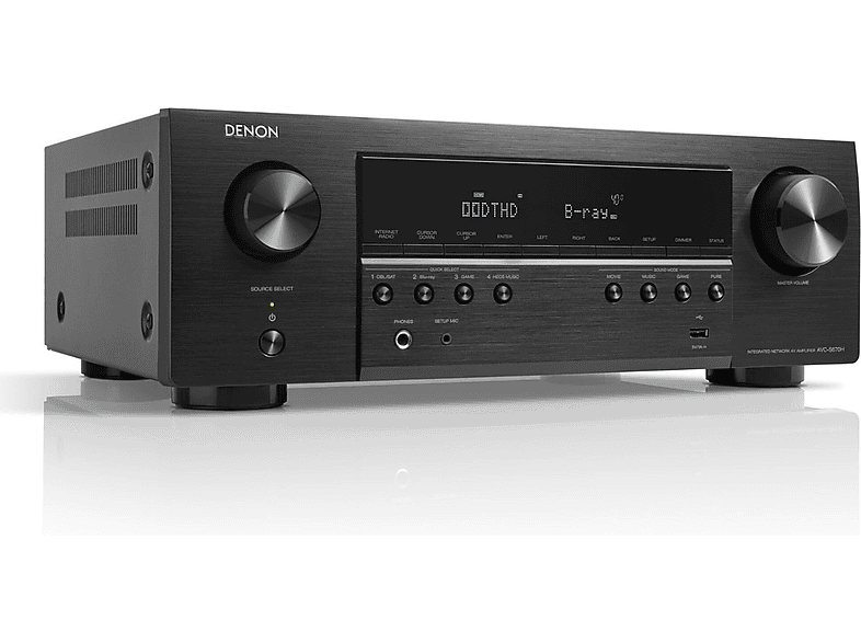 DENON AVCS670H AVReceiver AV receiver (Black) SATURN