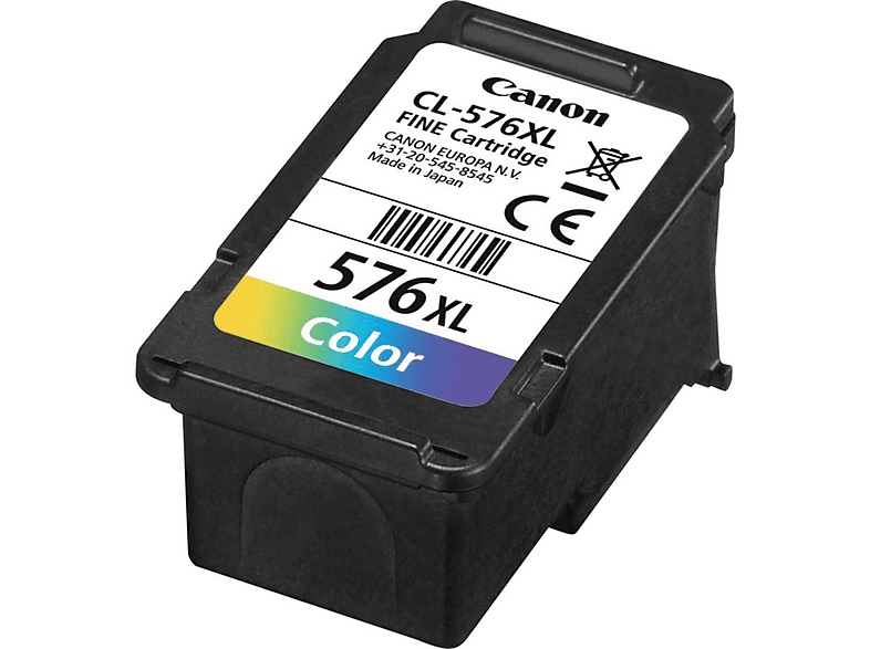 CANON 5441C001 CL-576XL Mürekkep Kartuş Mürekkep baskı Orijinal Inkjet Kartuş (tri-color Fine Cartridge High Yield / Xl) Cyan-Magenta-Sarı
