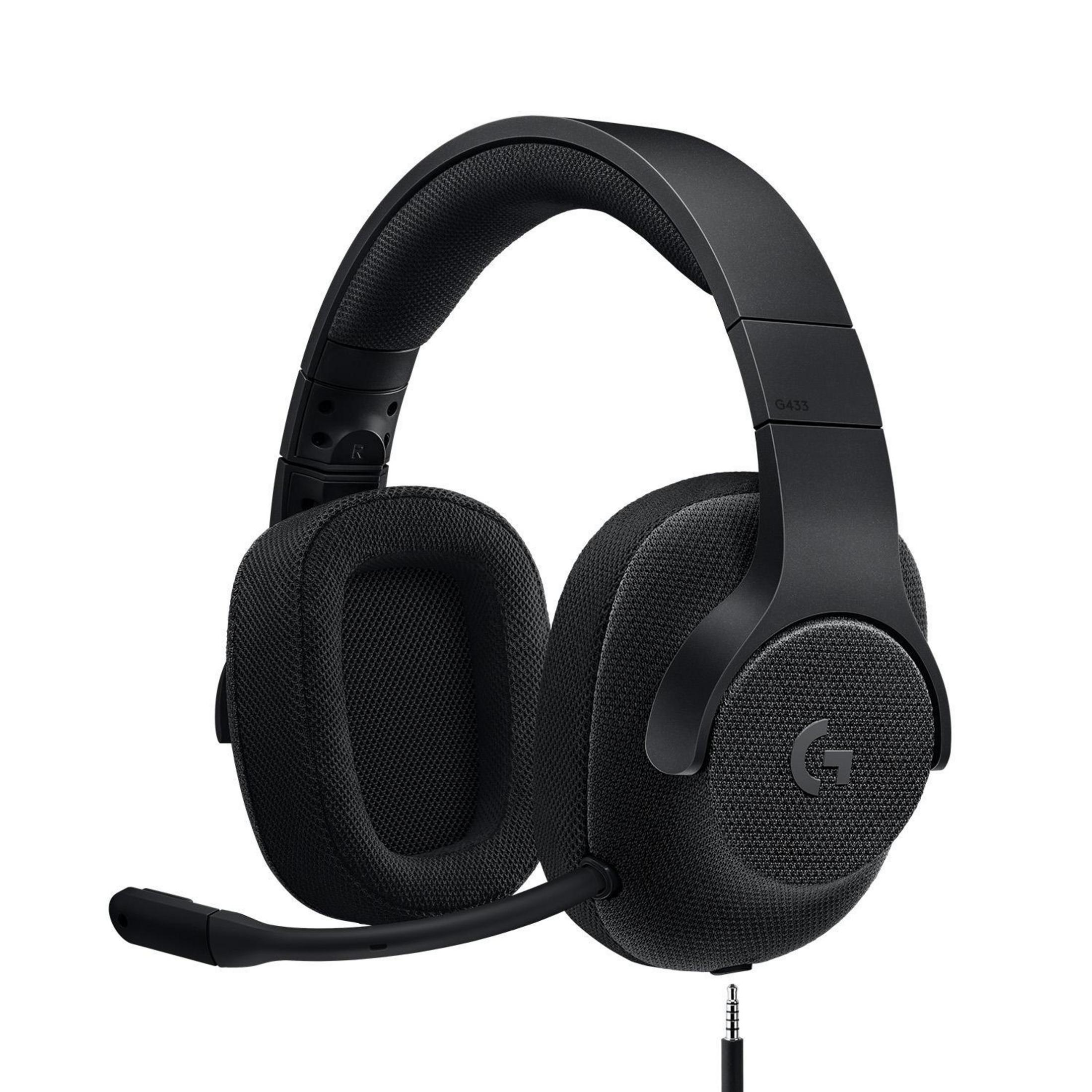 LOGITECH 981-000668 G433 GAMING HEADSET BLACK, Over-ear Headset 