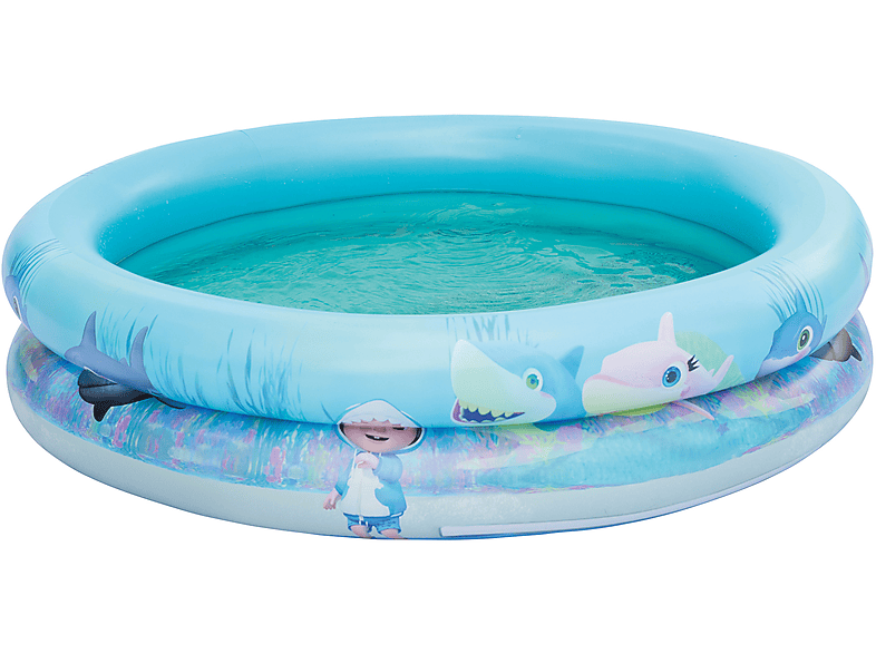 HAPPY PEOPLE Cocomelon 2-Ring-Pool (100x23cm) Planschbecken, blau | SATURN
