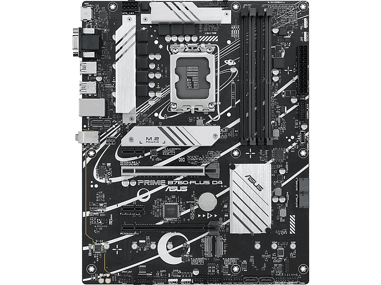 ASUS PRIME B760-PLUS D4 Mainboard schwarz