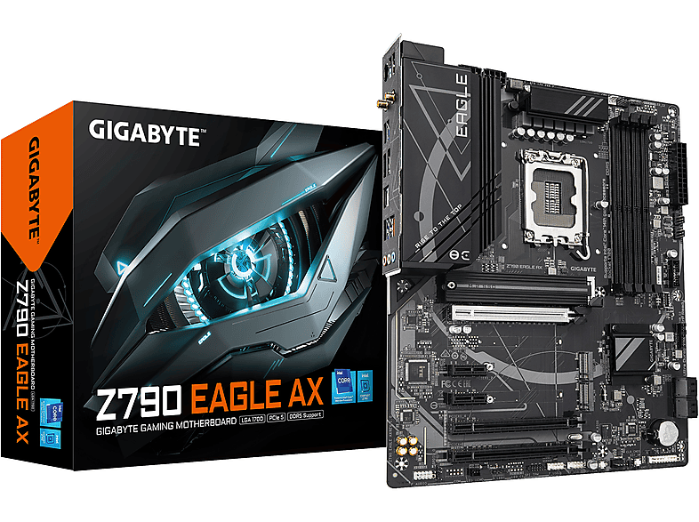 Placa base  - GIGABYTE Z790 EAGLE AX placa base Intel Z790 Express LGA 1700 ATX GIGABYTE