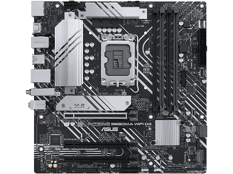 Placa base  - ASUS PRIME B660M-A WIFI D4 Intel B660 LGA 1700 micro ATX ASUS