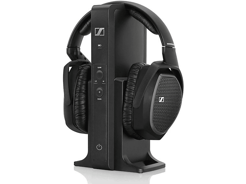 Auriculares Inalámbricos para TV - SENNHEISER SENNHEISER RS 175 Black / Auriculares OverEar Inalámbricos RF